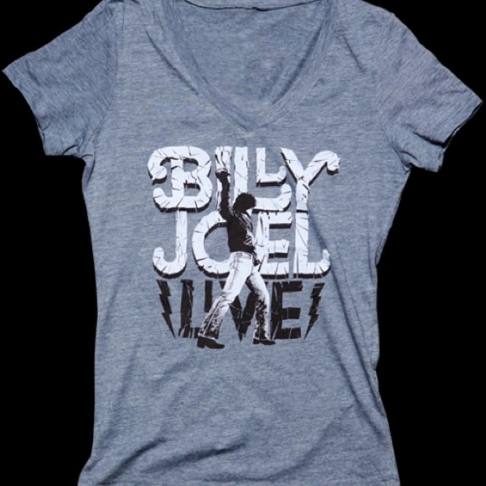 Official Billy Joel Glass Houses v-neck women’s
